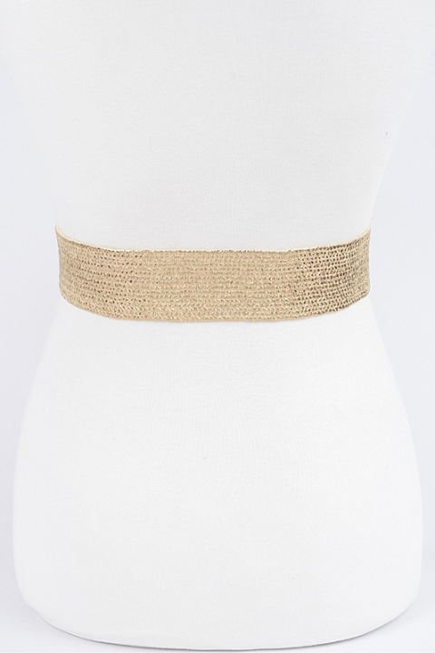 Straw Elastic Belt - Helene Clarkson Design