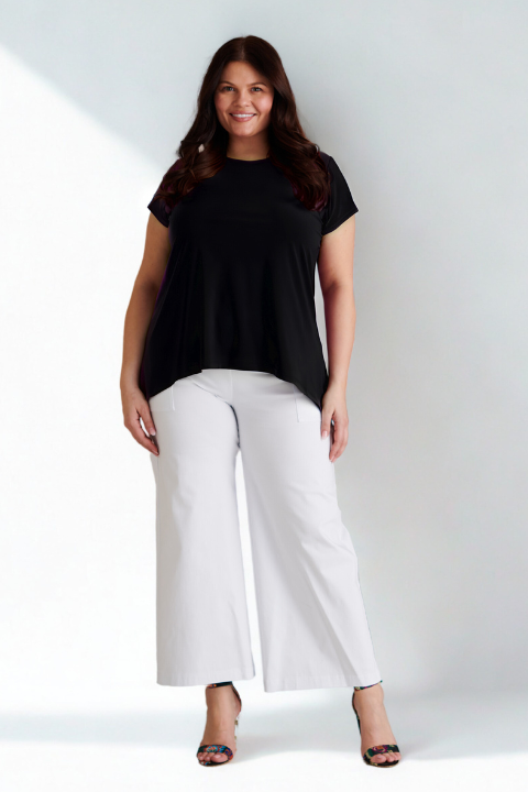 Andorra Crop Pant With Pockets - Helene Clarkson Design