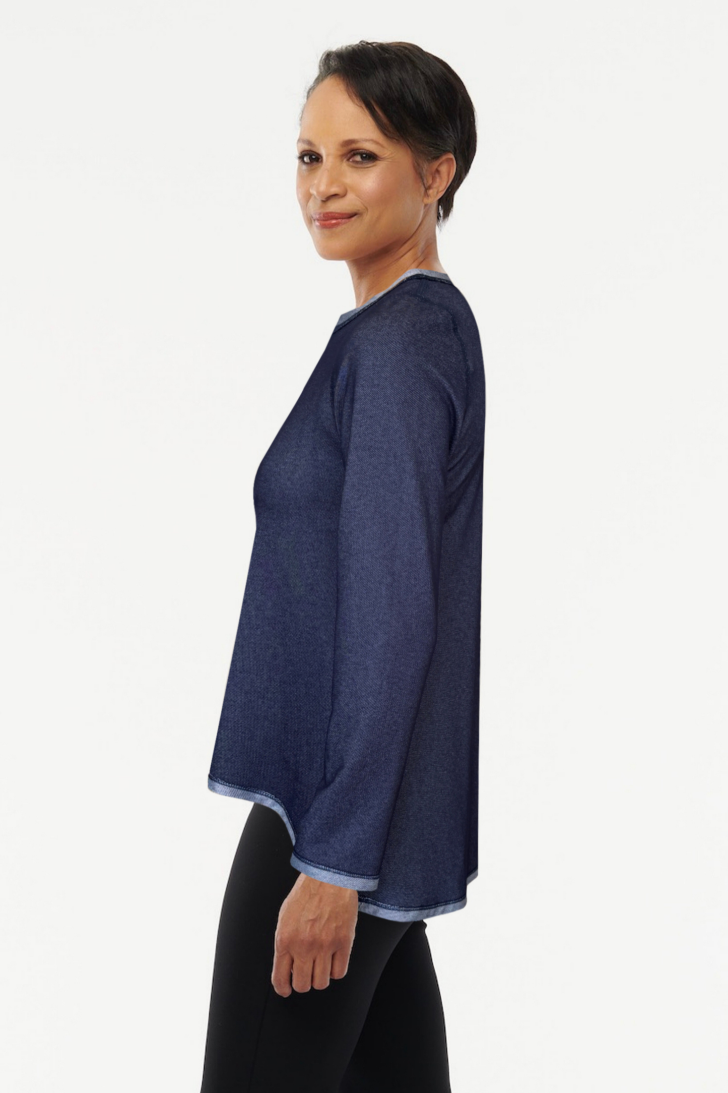 Orly Reversible Long Sleeve Top - Helene Clarkson Design