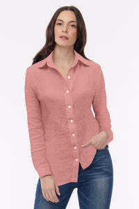 Cotton Crinkle Gauze Shirt - Helene Clarkson Design