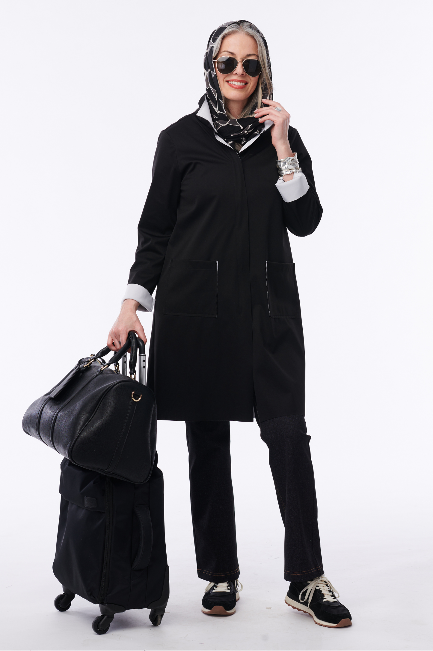 Cassidy Reversible Raincoat - Helene Clarkson Design