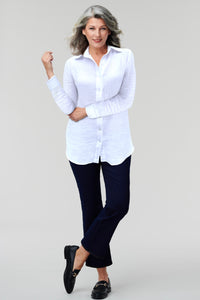 Cotton Crinkle Gauze Shirt - Helene Clarkson Design