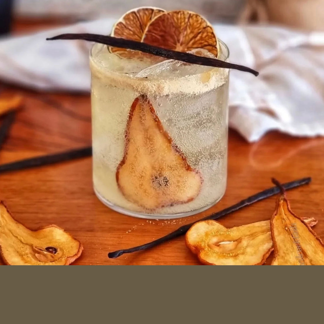 Sip of the Month: Vanilla Pear And Ginger Fizz