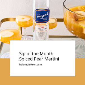 Sip of the Month: Spiced Pear Martini