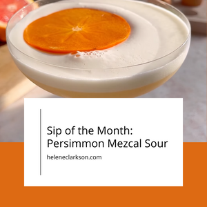 Sip of the Month: Persimmon Mezcal Sour