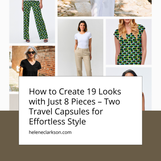 How to Create 19 Looks with Just 8 Pieces – Two Travel Capsules for Effortless Style