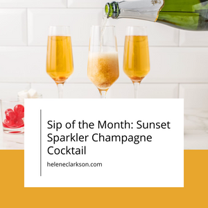 Sip of the Month: Sunset Sparkler Champagne Cocktail