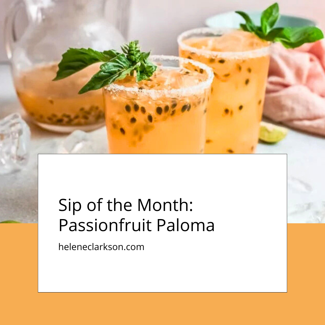 Sip of the Month: Passionfruit Paloma