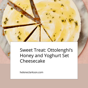 Sweet Treat: Ottolenghi's Honey and Yoghurt Set Cheesecake