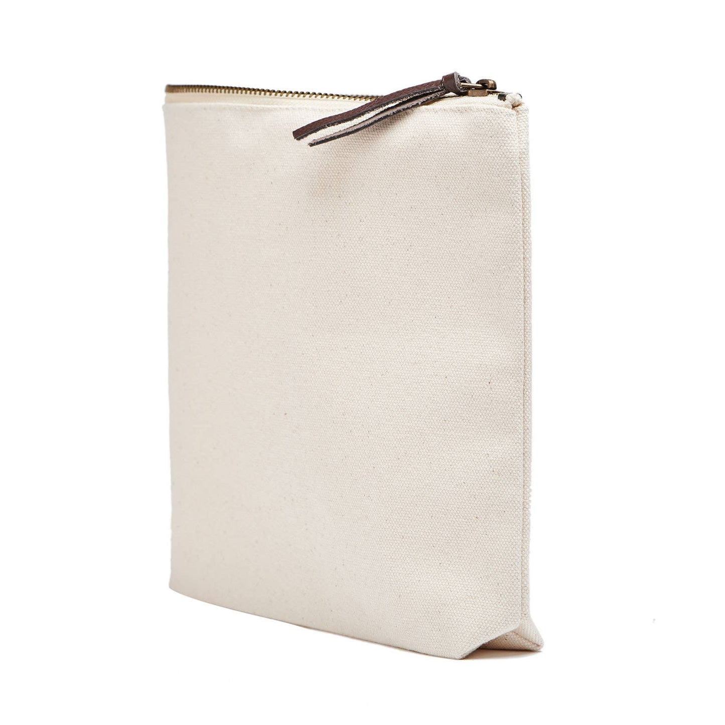 My 6 Favourite A Words Airport Everyday Bag — Large Zipper Top Cotton Canvas Pouch - Helene Clarkson Design