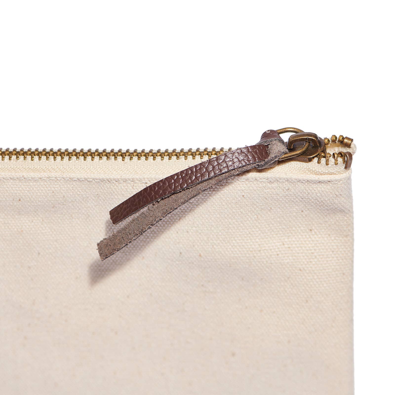 My 6 Favourite A Words Airport Everyday Bag — Large Zipper Top Cotton Canvas Pouch - Helene Clarkson Design