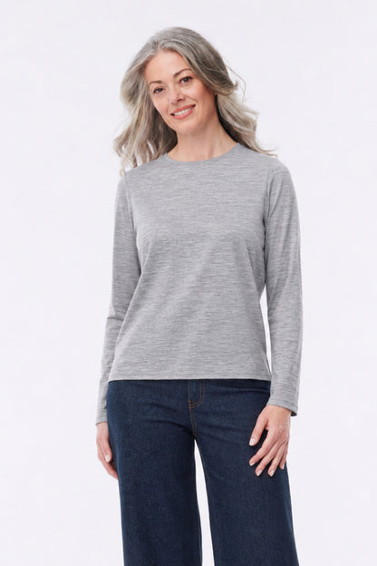 Albi 100% Merino Wool Long Sleeve Top