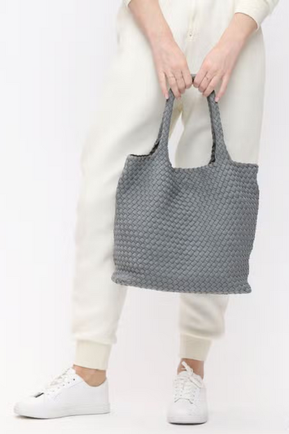 Sky's The Limit - Medium Woven Neoprene Tote - Helene Clarkson Design
