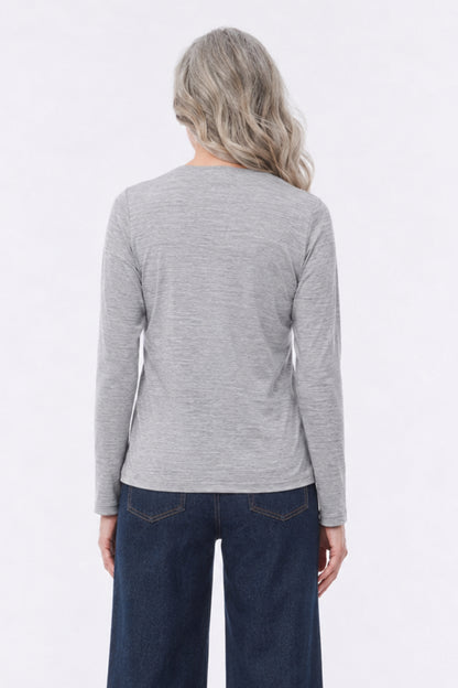 Albi 100% Merino Wool Long Sleeve Top