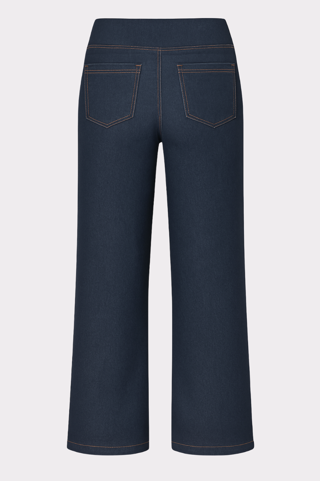 Helene Clarkson Design Hanna Ponte Wide-Leg Jeans, stylish pants with a comfortable wide-leg fit and ponte fabric, shown in the image.