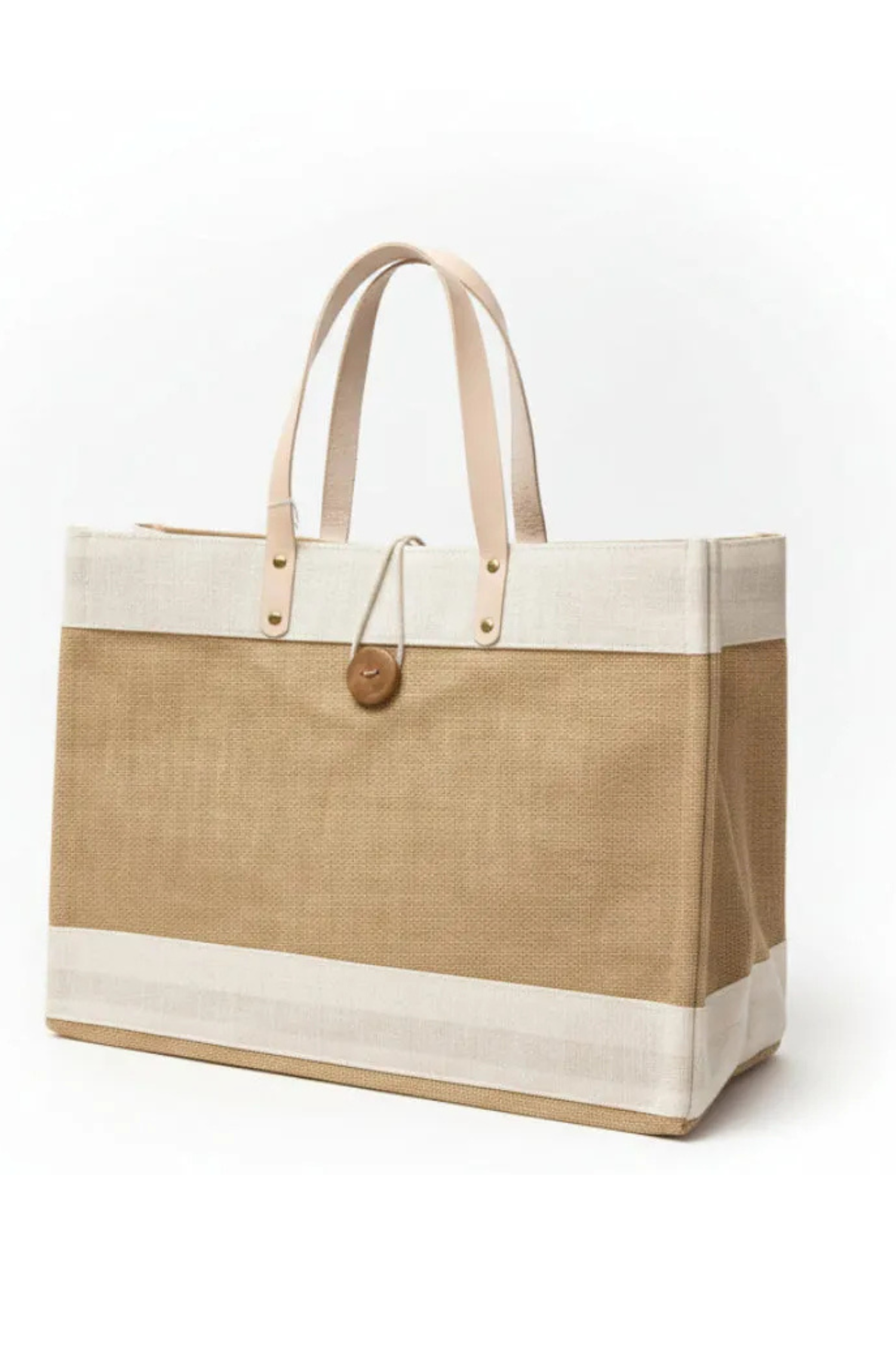 The Reva Bags Classic Lifestyle Tote in black, showing a spacious leather bag with two top handles and minimalist design.