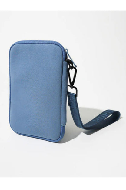 Stormy Blue Neoprene Passport Wallet
