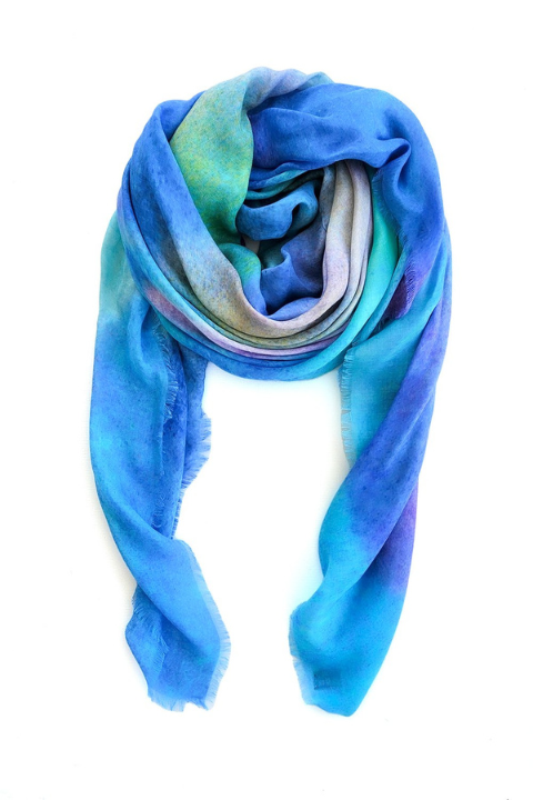 Oversized Square Italian Cashmere Blend Scarf - Behind Glass - Toronto - Helene Clarkson Design