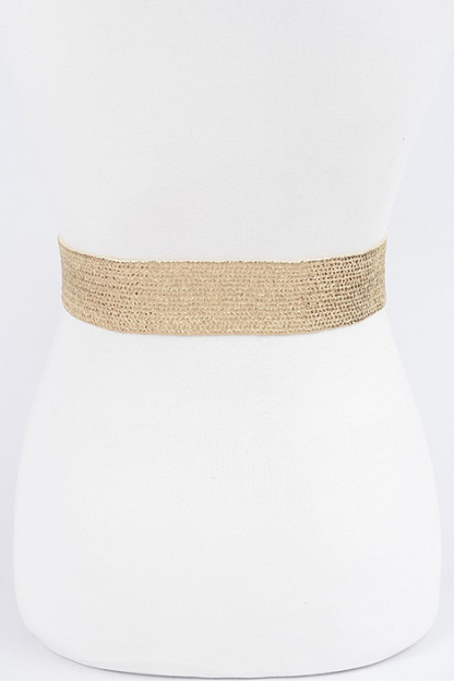 Straw Elastic Belt - Helene Clarkson Design