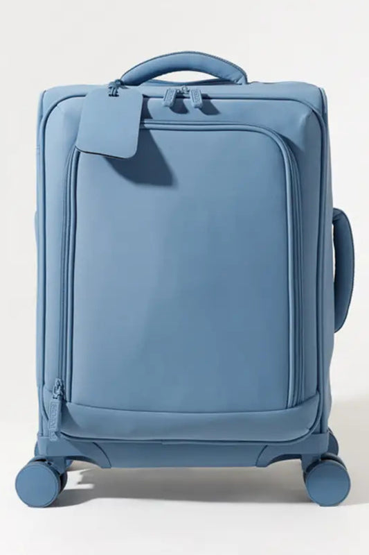 Stormy Blue Neoprene Carry-On Suitcase