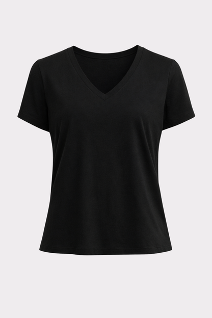 Albi Sustainable V-Neck T-Shirt - Helene Clarkson Design