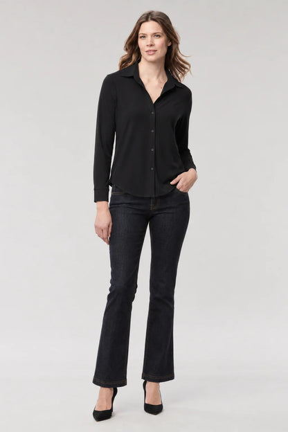 Bala Wrinkle-Free Button-Down Blouse