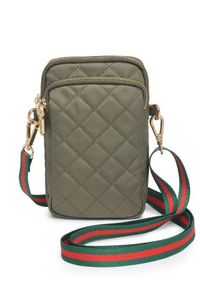 Quilted Cellphone Crossbody Bag - Helene Clarkson Design