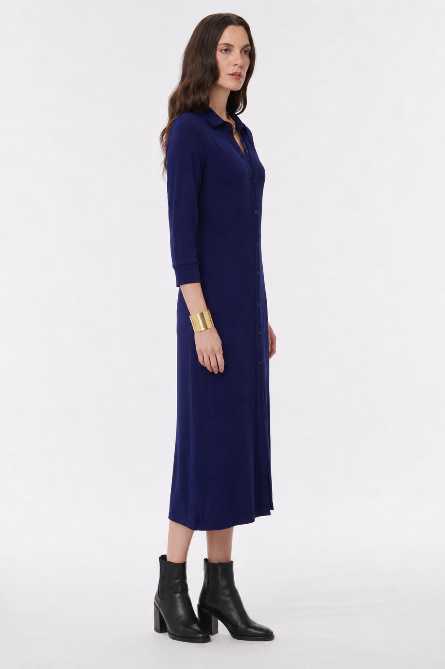 Camrose 3/4 Length Sleeve Maxi Dress