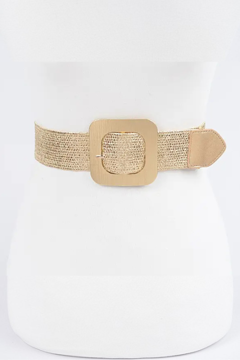 Straw Elastic Belt - Helene Clarkson Design