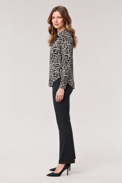 Bala Wrinkle-Free Button-Down Blouse