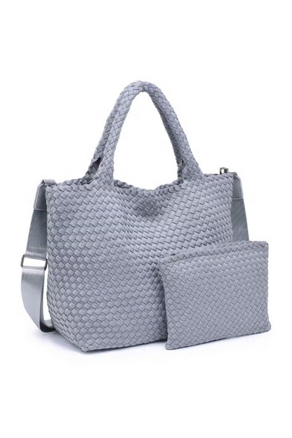Sky's The Limit - Medium Woven Neoprene Tote - Helene Clarkson Design