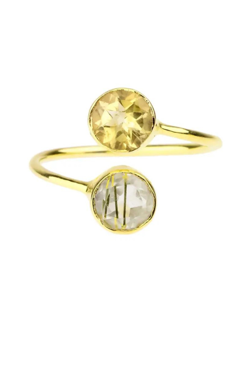 Double Gemstone Ring - Helene Clarkson Design