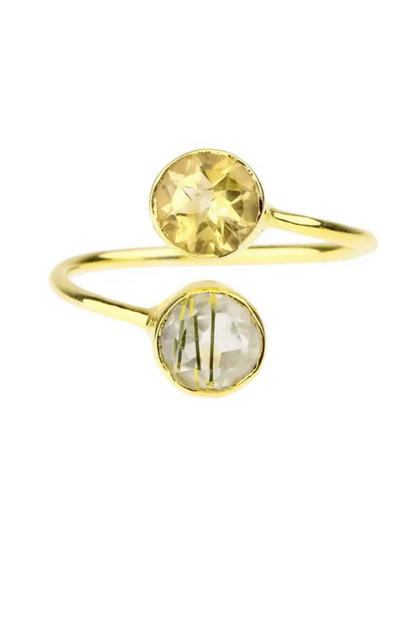 Double Gemstone Ring - Helene Clarkson Design