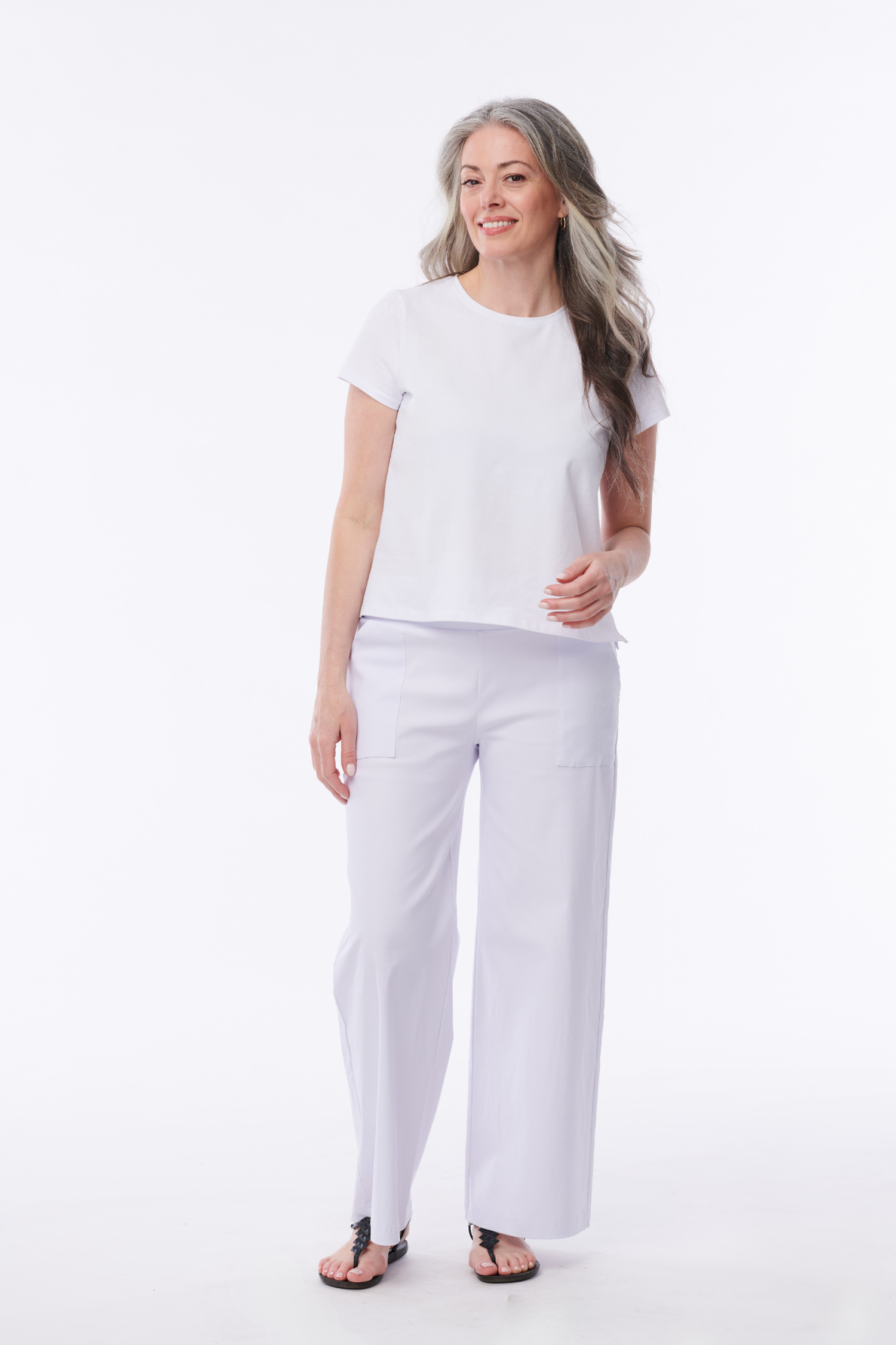 Andorra Crop Pant With Pockets - Helene Clarkson Design