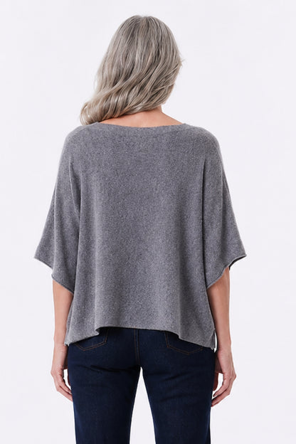 Cashmere-Blend Boxy Sweater