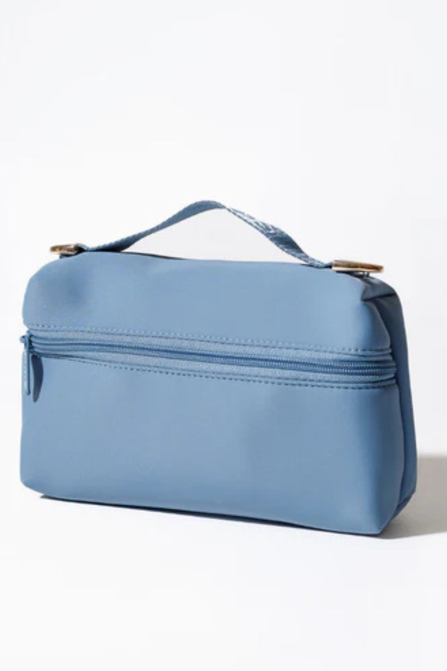 Stormy Blue Neoprene Vanity Clutch