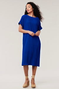 Biella Reversible Dress With Pockets - Helene Clarkson Design