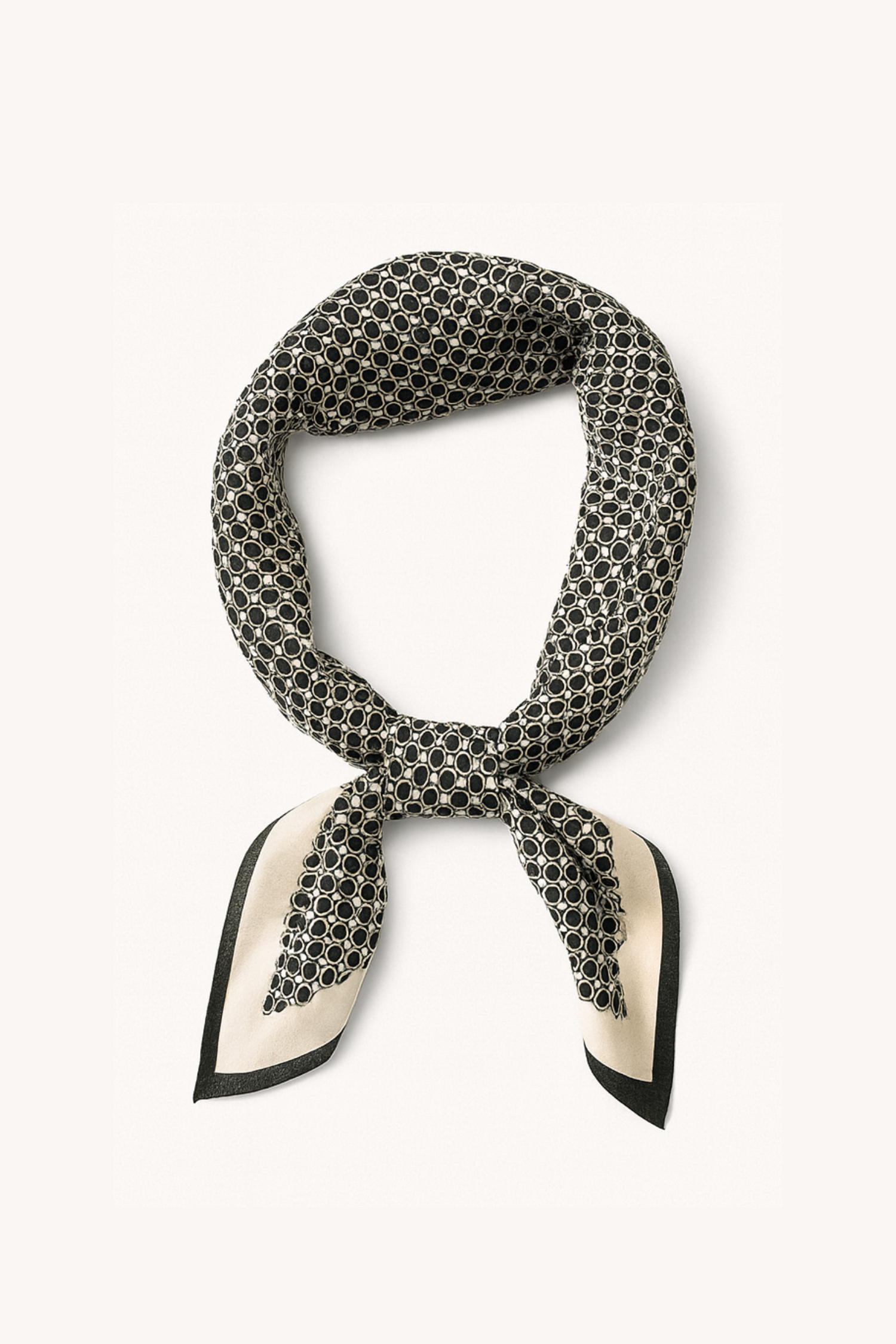 Elegant SueSilkHK 100% Mulberry silk scarf featuring a soft, smooth fabric suitable for neck, hair, or bag accessory.