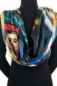 Oversized Square Italian Cashmere Blend Scarf - Frida, United Kingdom - Helene Clarkson Design