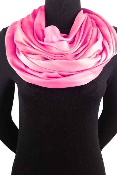 Oversized Square Italian Cashmere Blend Scarf - Peony, Canada - Helene Clarkson Design