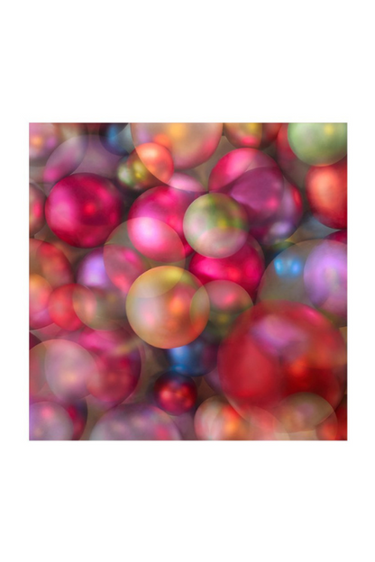 Oversized Square Italian Cashmere Blend Scarf - Celebration - Helene Clarkson Design