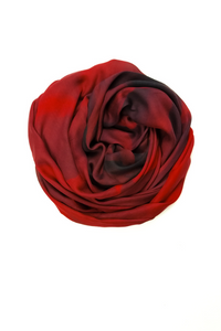 Oversized Square Italian Cashmere Blend Scarf - Dahlia - Limited Edition - Helene Clarkson Design