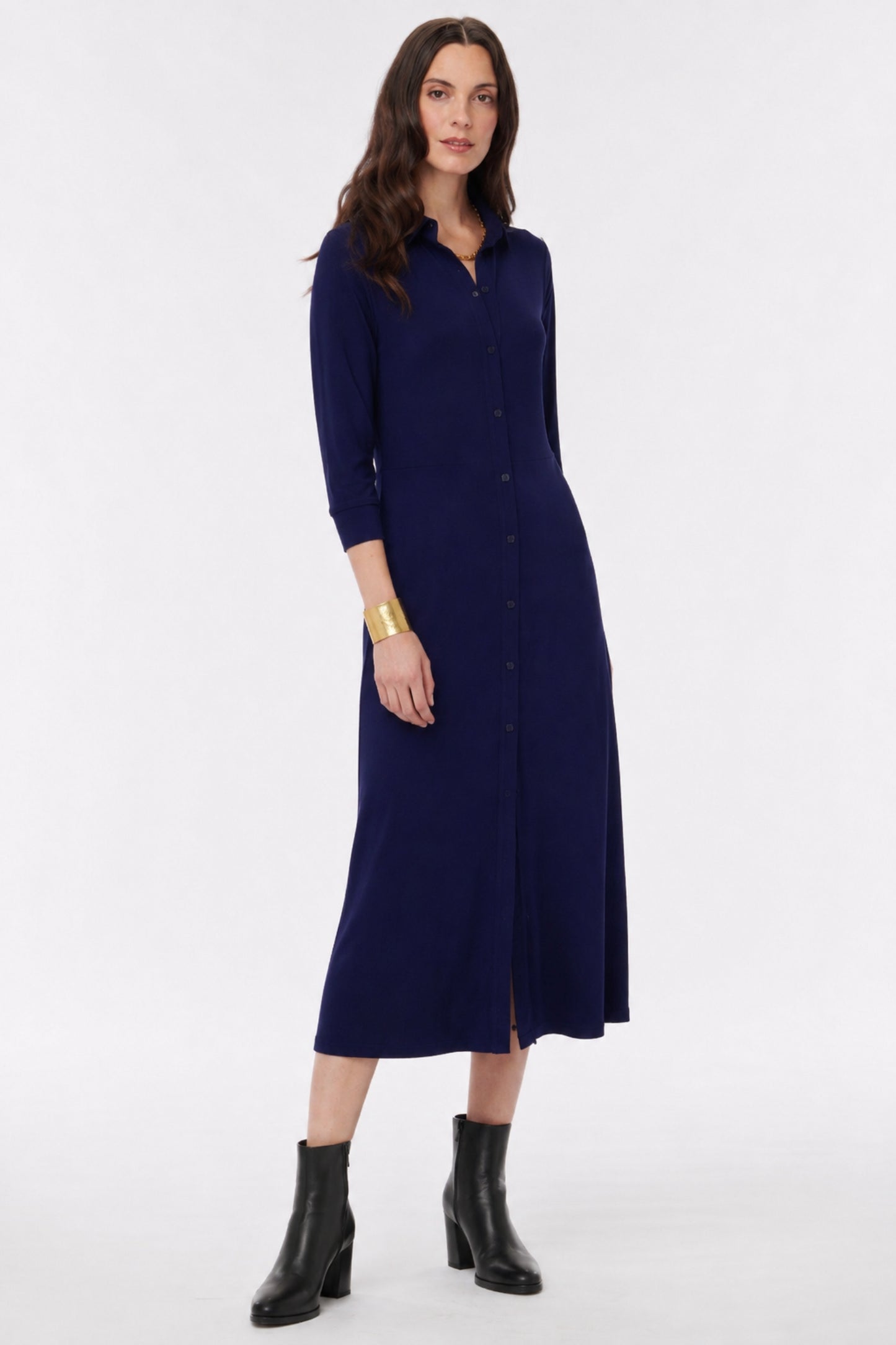 Camrose 3/4 Length Sleeve Maxi Dress