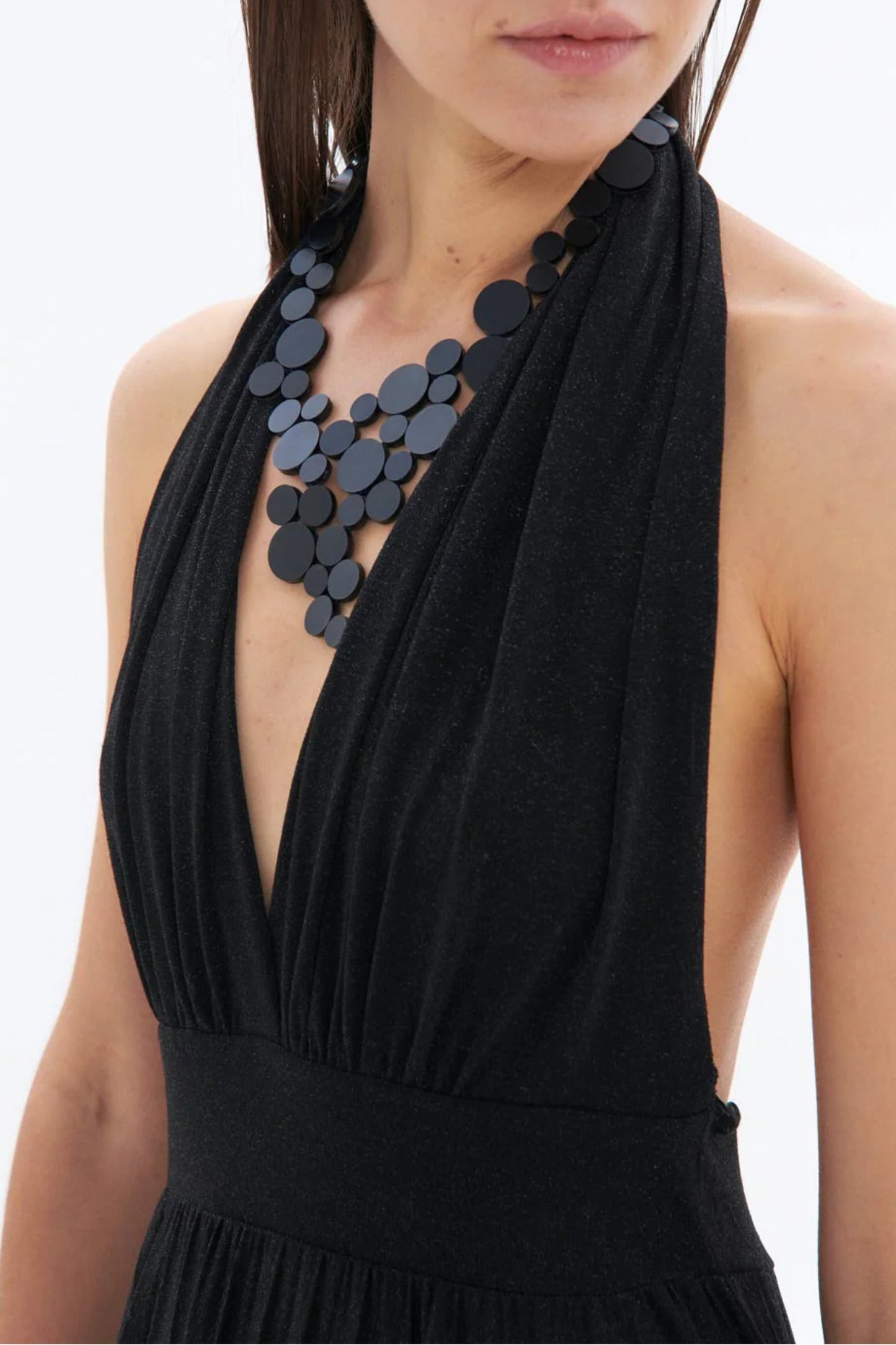 Abstraction Asymmetric V Necklace
