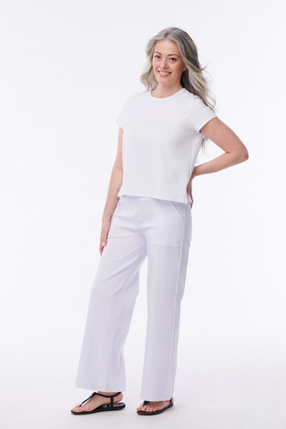 Andorra Crop Pant With Pockets - Helene Clarkson Design