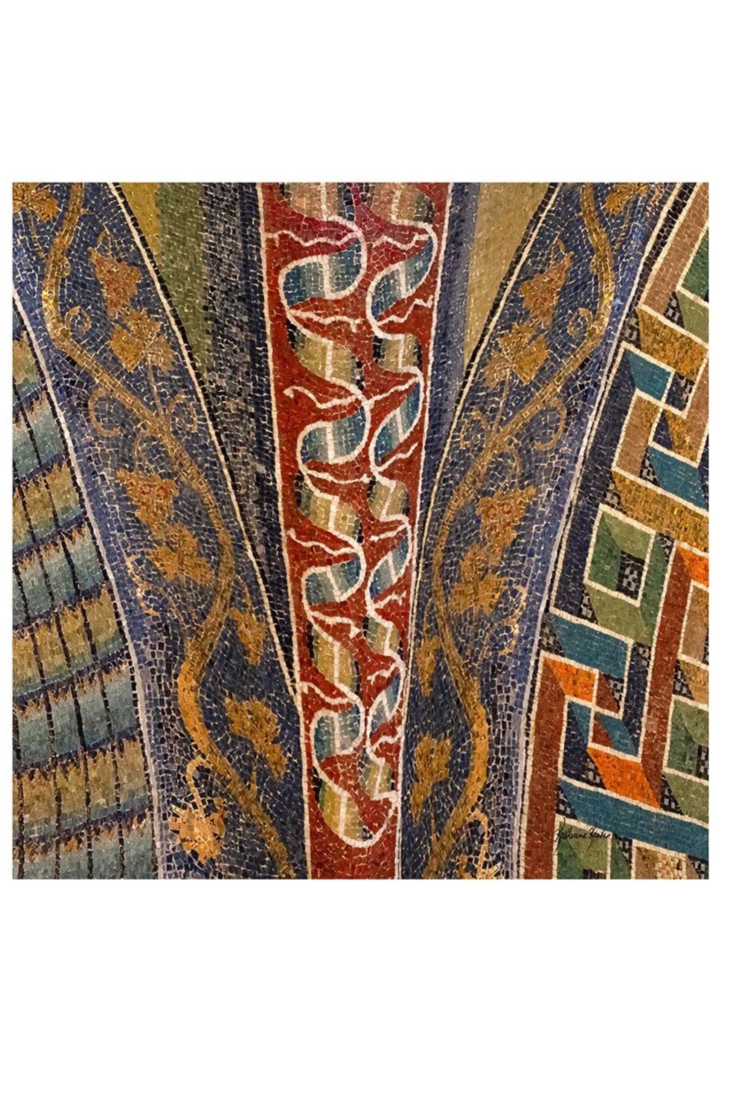Oversized Square Italian Cashmere Blend Scarf - Ravenna, Italy NEW for Fall/Winter 2026
