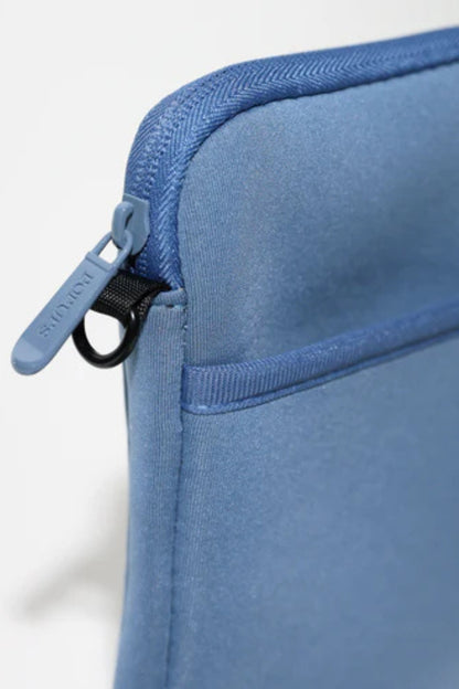 Stormy Blue Neoprene Passport Wallet