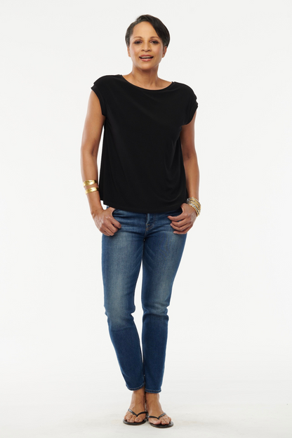 Ada Reversible Top – Wrinkle-Free Jersey Knit - Helene Clarkson Design