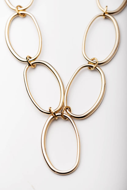 Long Necklace with Oval Rings – Nickel-Free, Made in Italy - Helene Clarkson Design