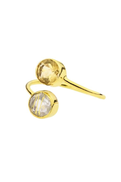 Double Gemstone Ring - Helene Clarkson Design
